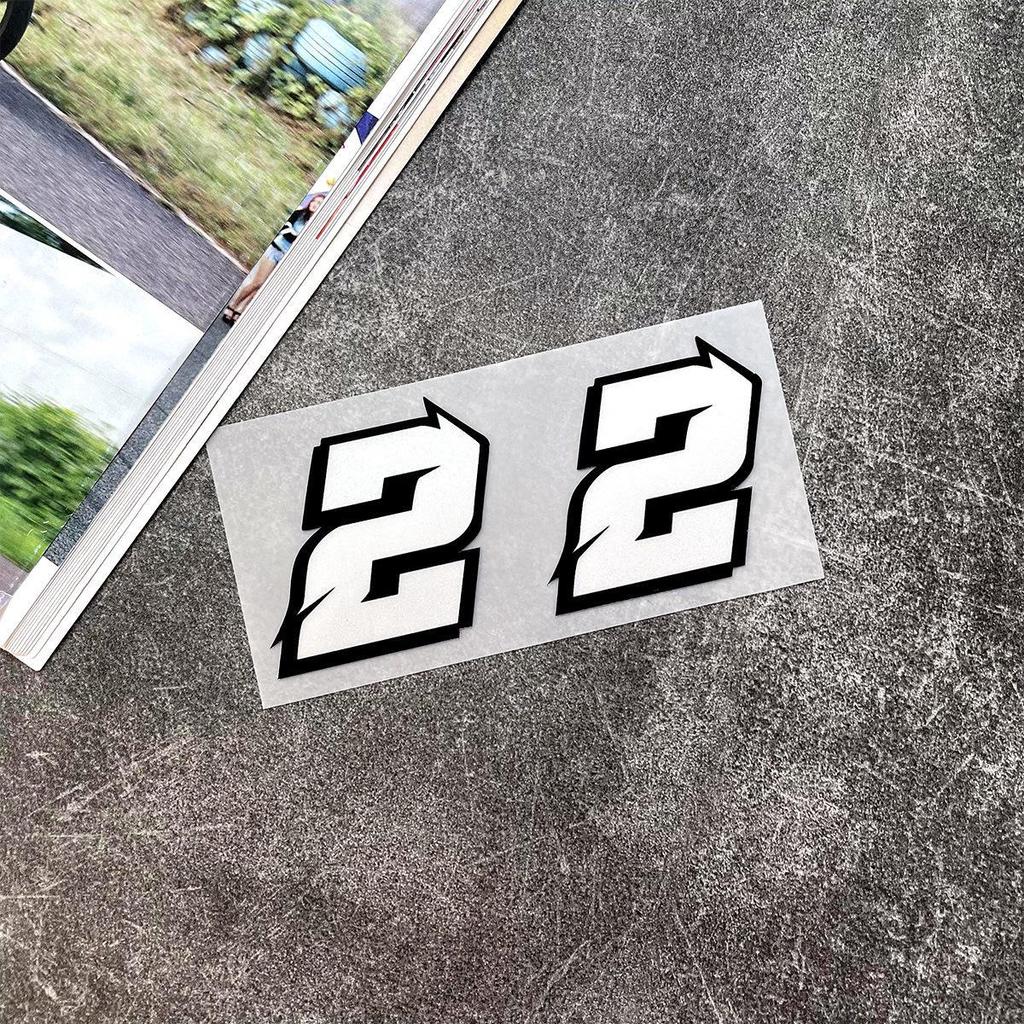 White Reflective JDM Car Stickers Waterproof DIY Decorative Cover for Motorcycle