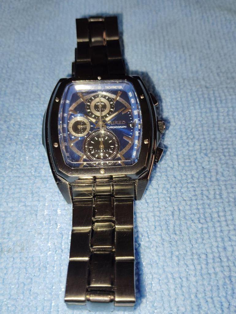 [USED] SEIKO WIRED Chronograph Watch, Blue
