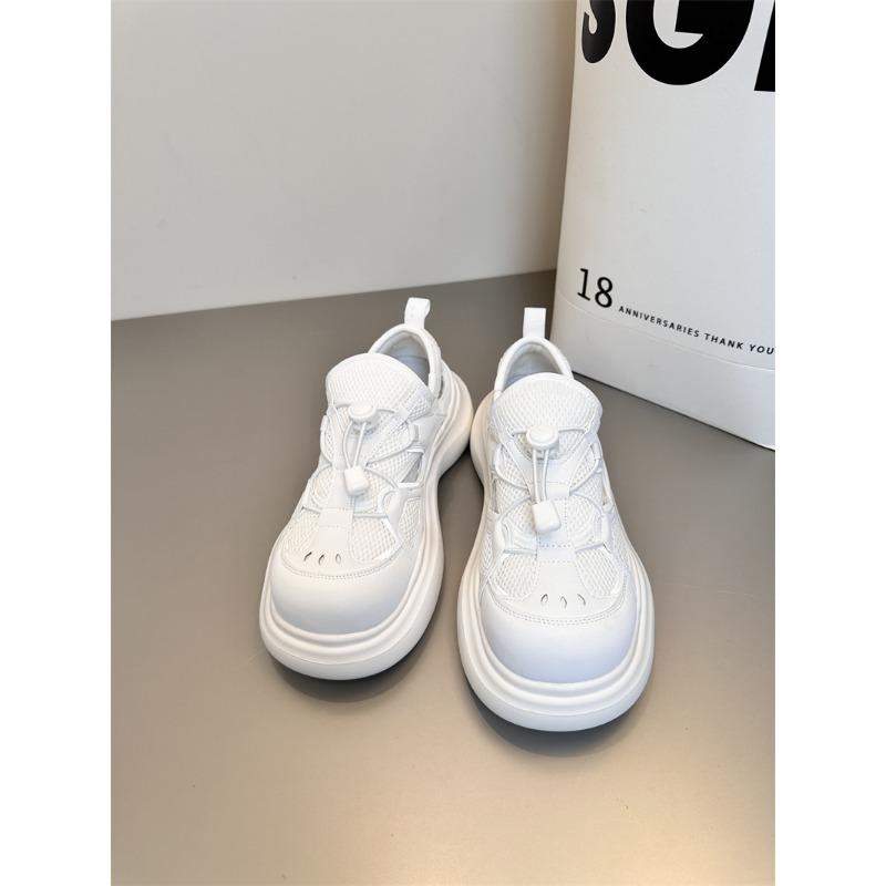 Summer new ugly big head dad shoes women's tide hollow breathable thick sole lightweight sports sandals