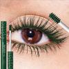 Mascara verde volumizzante, allungante e incurvante, mascara waterproof per tutti i tipi di pelle, pennello sottile anti-sbavature per una facile applicazione