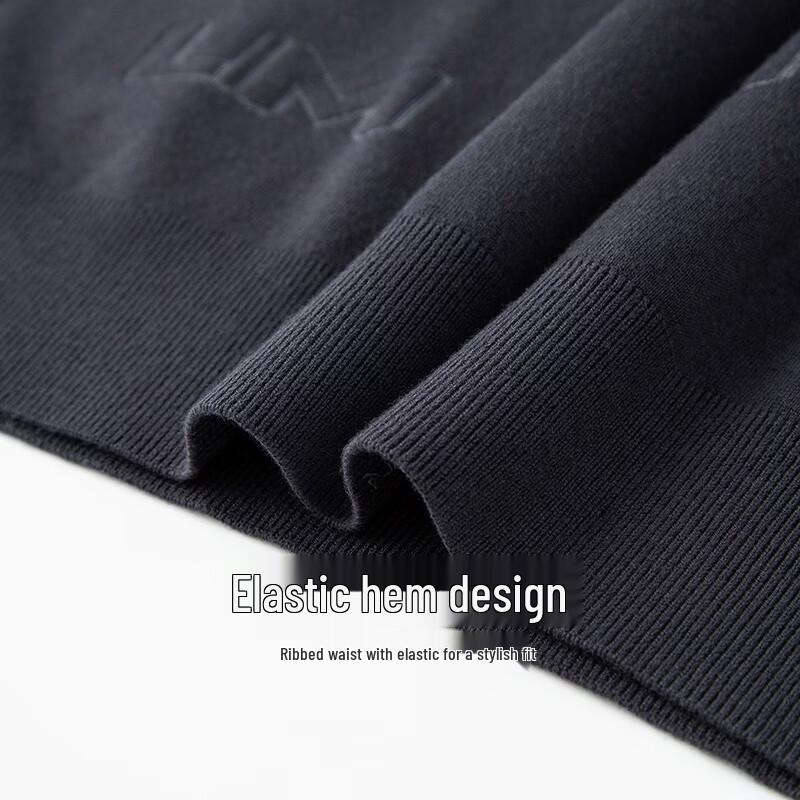 Pierre Cardin Wool-Silk Blend Crew Neck Knit Sweater