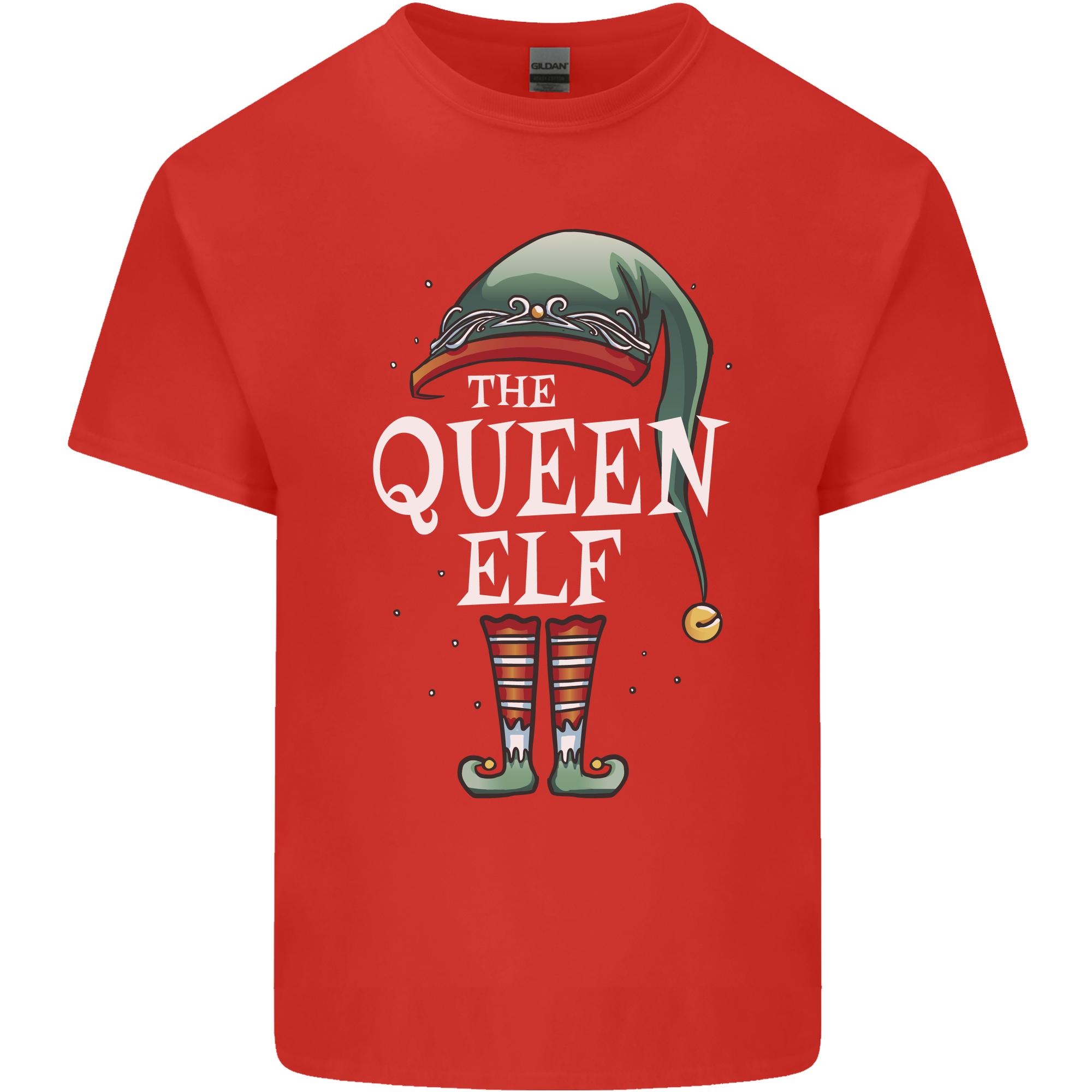 The Queen Elf Funny Christmas Xmas Unisexs Light Cotton TShirt S