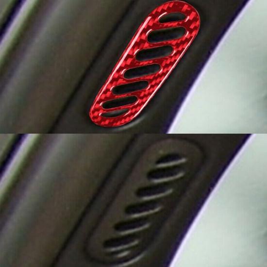 Carbon Fiber Door Pillar Air Vent Cover Trim Fit For Chevrolet Corvette C5 98-04