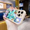 Winter Snowflake Mobile Cell Phone Case for iPhone 17 16 15 14 13 12 11 Air Pro Max Plus Thicken TPU Colorful Cover Luxury Cover