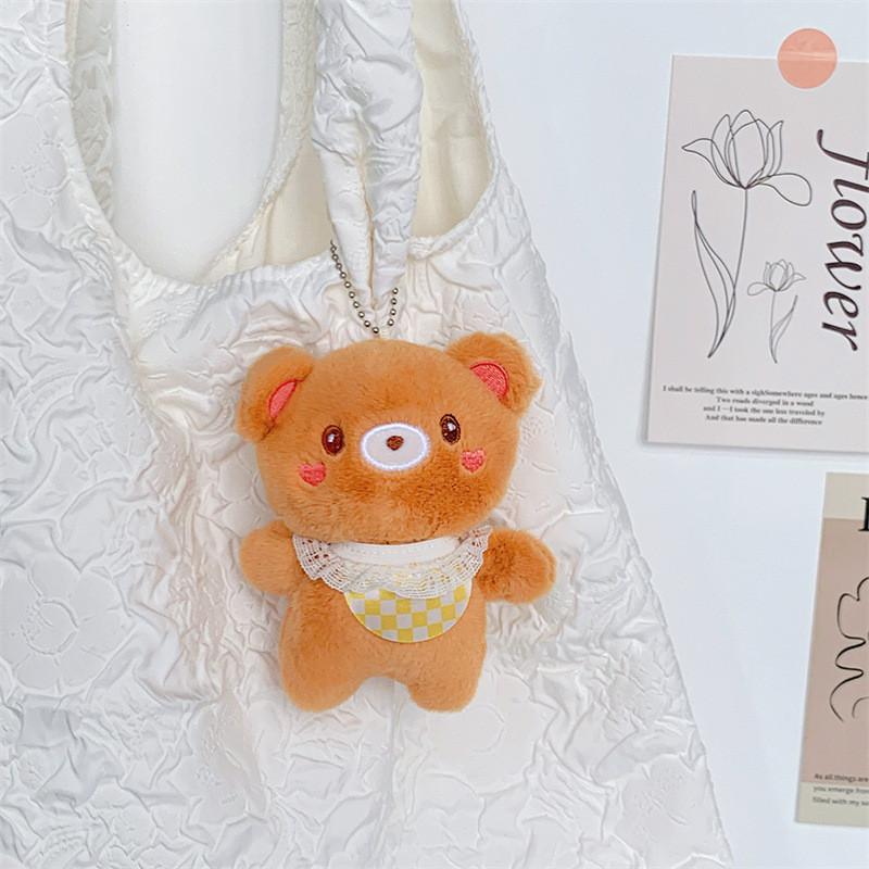 Adorable Plush Keychain Bear Creative Stuffed Animal Perfect For Kids And Adults
