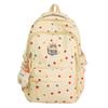 Dot Print Backpack Junior High School Student Lightweight Schoolbag Girl's Large Capacity Backpack