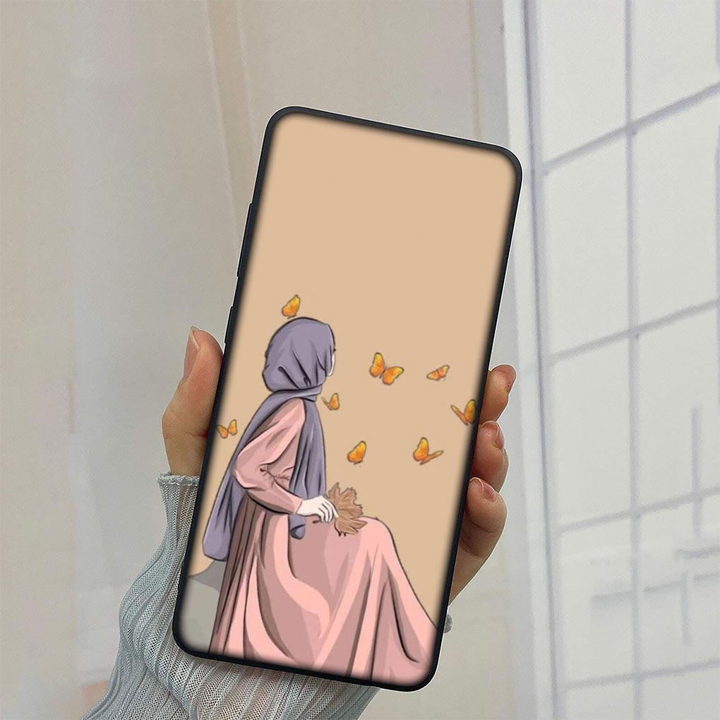 

Muslim Girls Muslimah Arabic islamic Soft Cover for Samsung Galaxy Note 20 Ultra 10 8 9 S10 Lite S9 A6 A8 Plus A9 Phone Case SamsungNote 20 Ultra