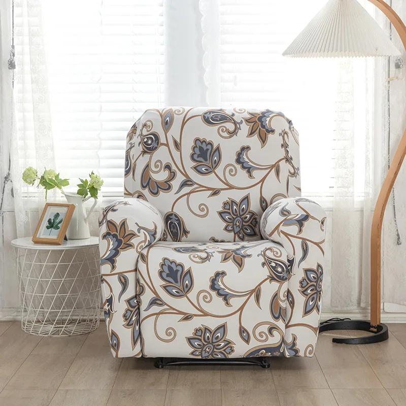 Spandex Recliner Sofa Cover for Living Room Modern Sloping Massage Chair Covers Lazy Boy Relax Armchair Cover