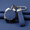 Car Zinc Alloy Leather Key Case Holder Chain For Chery Jetour Traveller 2023 2024 Jetour T2 Key Full Cover Keychain Accessories
