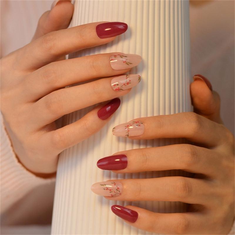 Gel Nail Stickers Semi Cured Gel Nail Art Decals With Quick Drying Technology For Long Lasting Salon Home Manicure