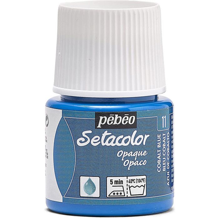 Peinture pour tissus clairs - PEBEO - Setacolor Set Initiation - 6 couleurs opaques