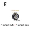 1Pcs Technical Tire & Wheel Hub Building Blocks Compatible with MOC Car Truck Parts
