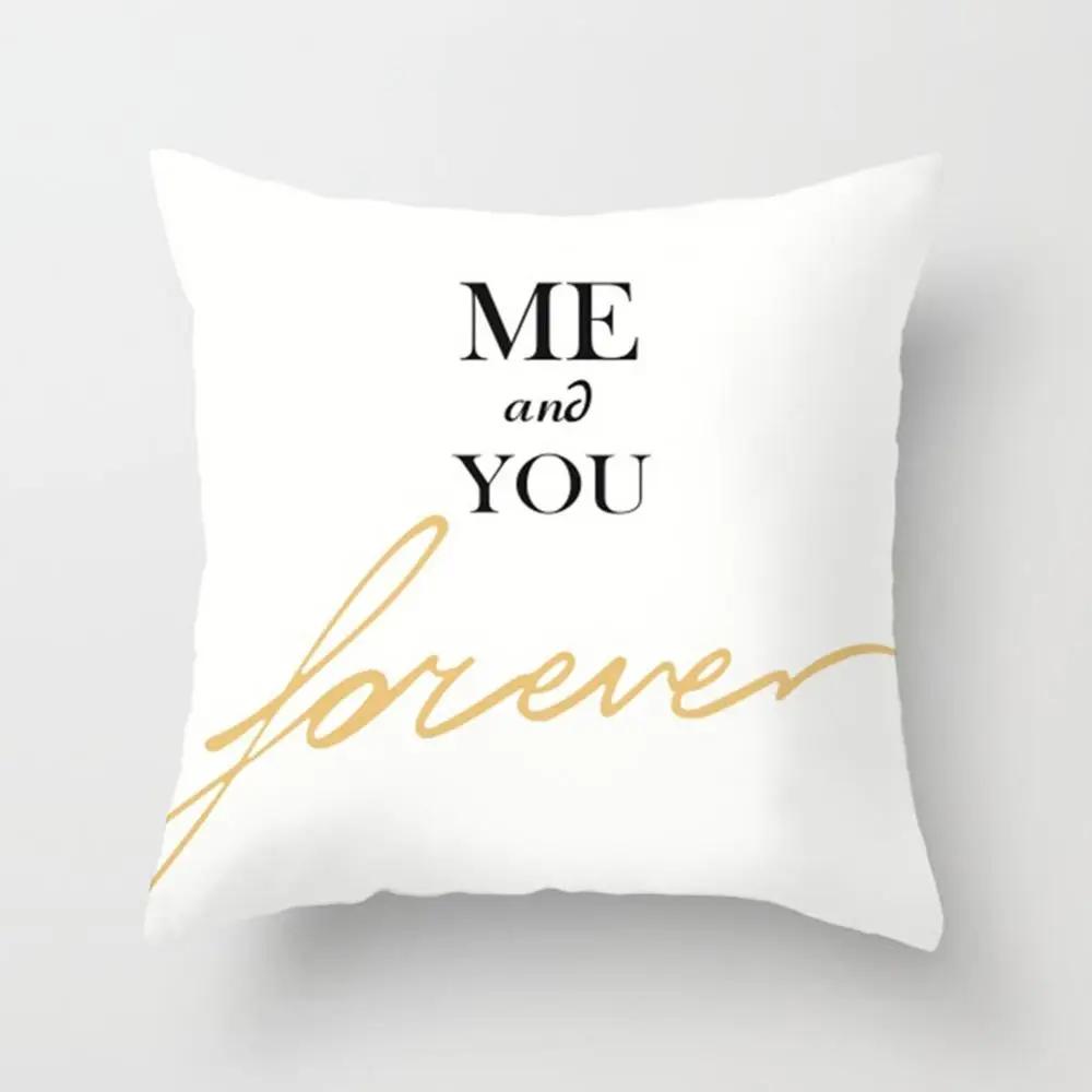 xcmNew Fashion Decorative Pillowcase BlackWhite Geometric Throw Cover Pillow Case Cushion For Living Room Square Home Decor