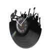 Club Dj Festival Music Night Booth Stage Turn Tables Night Club Wall Decor Wall Clock Disco Dance Party Vinyl Record Wall Clock