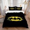3pcs Batman Signal Bedding Set, Soft Polyester Duvet Cover and Pillowcases Machine Washable Seasons All Suitable & Guest Room Decor267