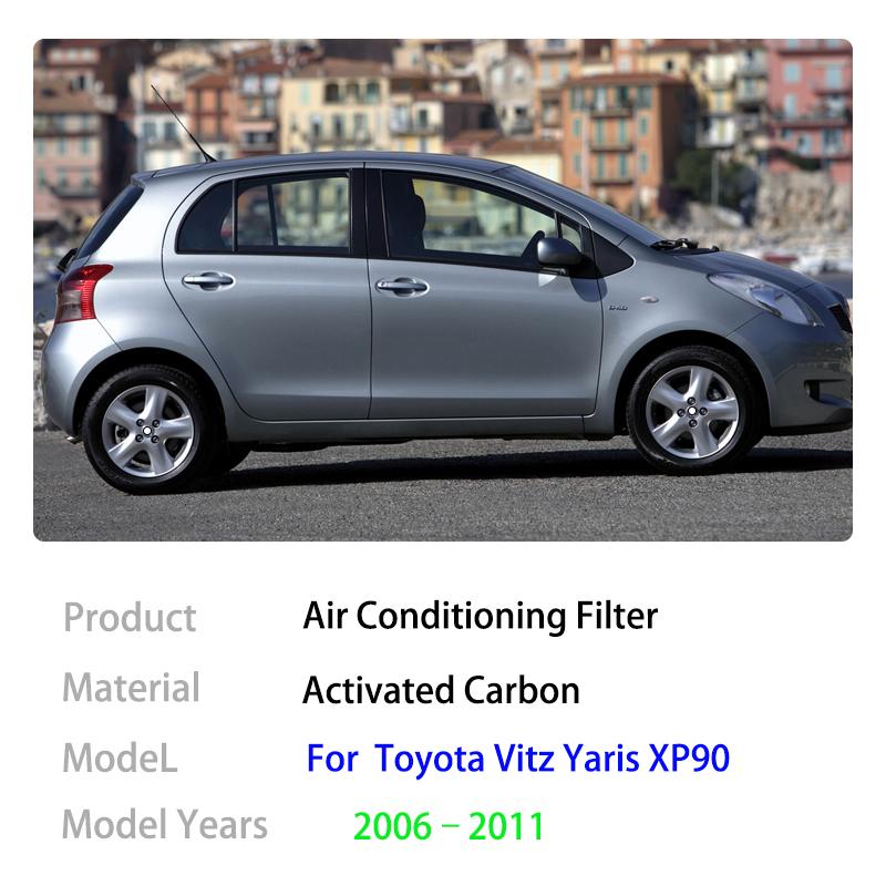 Klimaanlagenfilter Für Toyota Vitz Toyota Yaris XP90 Daihatsu Charade MK2 2006 2007 2008 2009 2010 2011 Aktivkohle