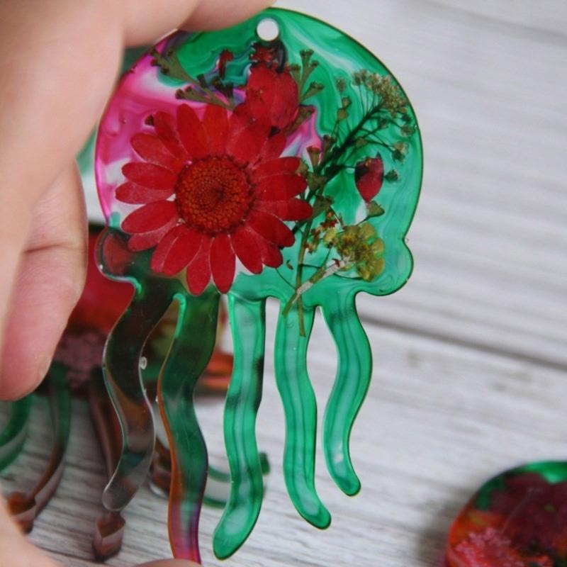 Premium Silicone Ocean Creature Pendant Casting Tool For Handmade Necklaces Earrings And Clay Art Creations