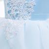 European and American Cinderella Princess Dress - Girls' Puff Sleeve Frozen Elsa Cosplay Costume for Festivals