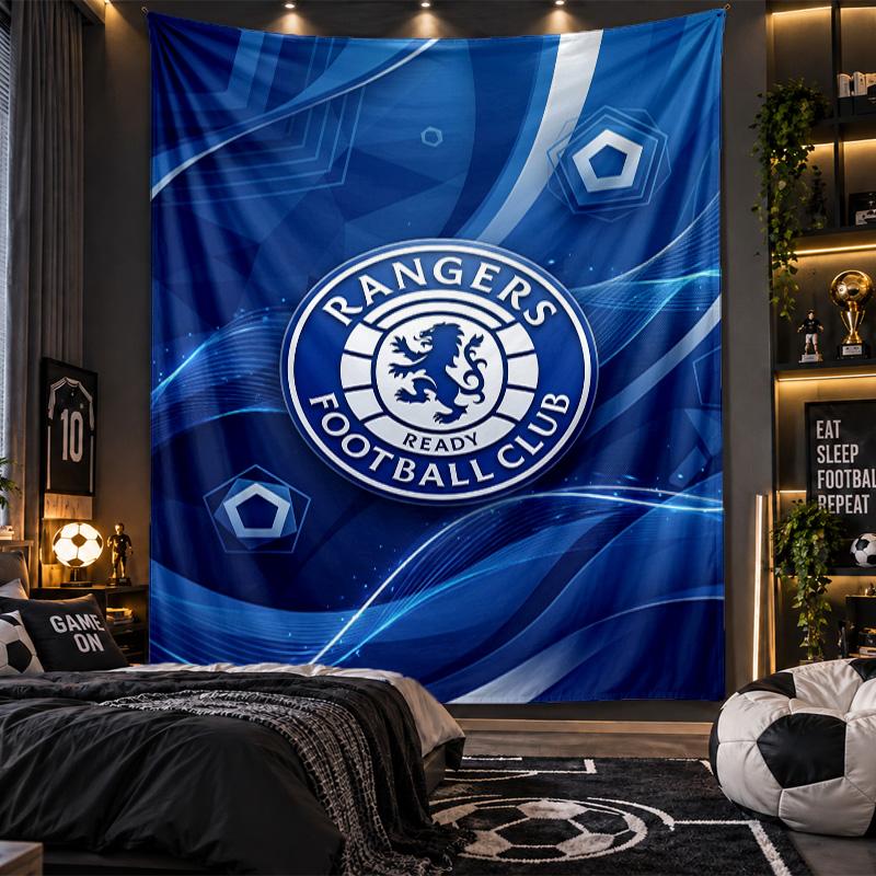 Wall Hanging Tapestry Rangers FC Print Cloth for Living Room Bedroom Home Decor