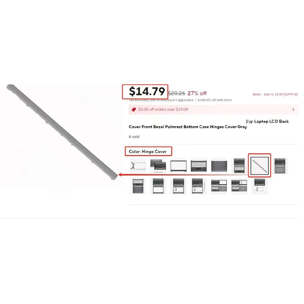 For Dell Vostro 3480 3481 3482 V3480 V3481 Laptop upper lower cover palm rest bottom shell 0D2JD8 03P63X 013MYF