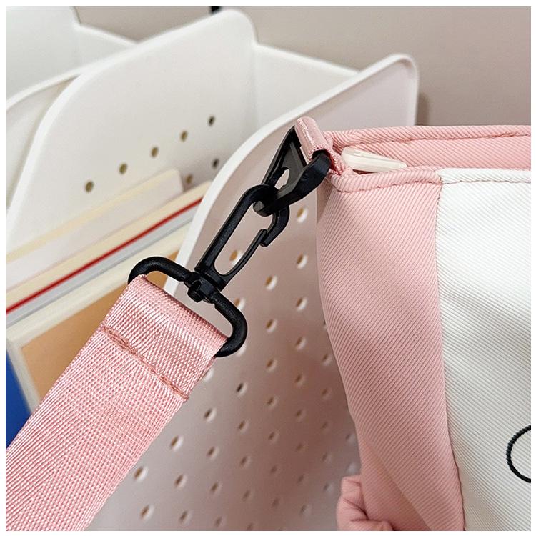 Trendy Large-Capacity Tutoring Shoulder Bag for Female Students