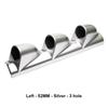 Supporto per Pod Portastrumenti Universale per Auto 52/60mm Montaggio su Montante A Triplo 3 Fori Pod per Strumenti Tazza per Strumenti Cruscotto ABS Nero Accessorio per Auto