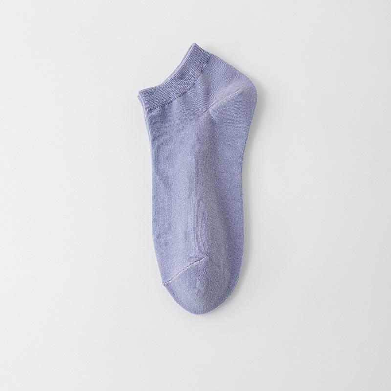 Boneless Socks, Women's Short Socks, Anti-odor Spring and Autumn Mid-calf Socks, Summer Thin Cotton Socks, Sports Shallow Mouth Boat Socks
