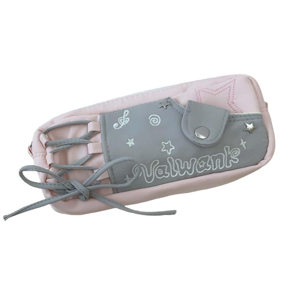 Pencil Case Large Ins Pen Bag Desktop Storage Cartoon Pencil Bag Korean Stationery Bag  School