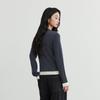 Elva' Island Women's Faux Two-Piece Color-Block Long-Sleeve Knit Sweater