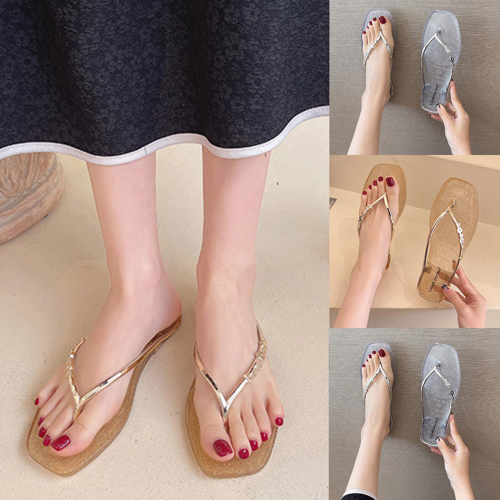 

Женские модные летние полые нескользящие тапочки на плоской подошве, пляжная повседневная обувь