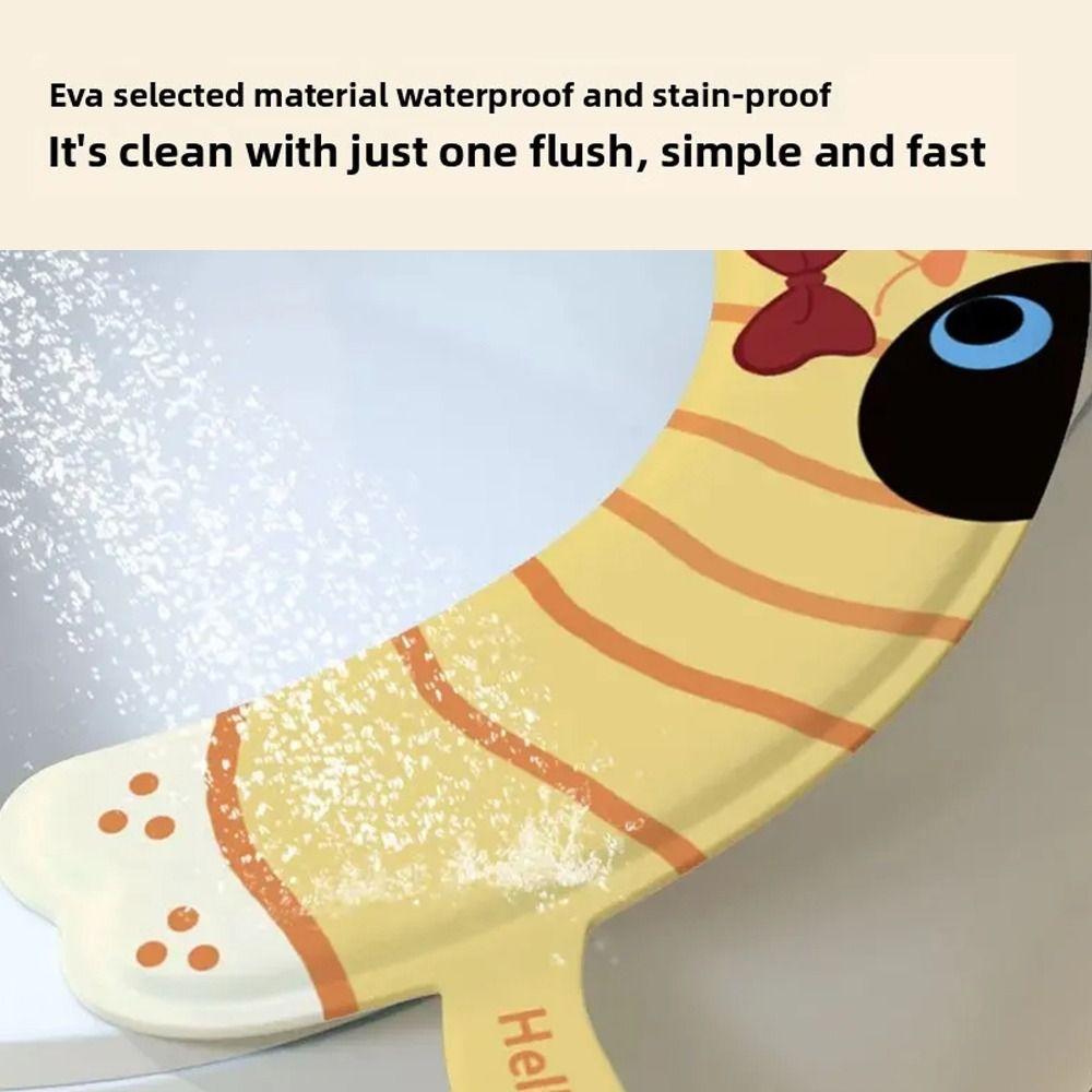2Pcs/set Universal Toilet Sticker Reusable Toilet Seat Covers New Toilet Mat