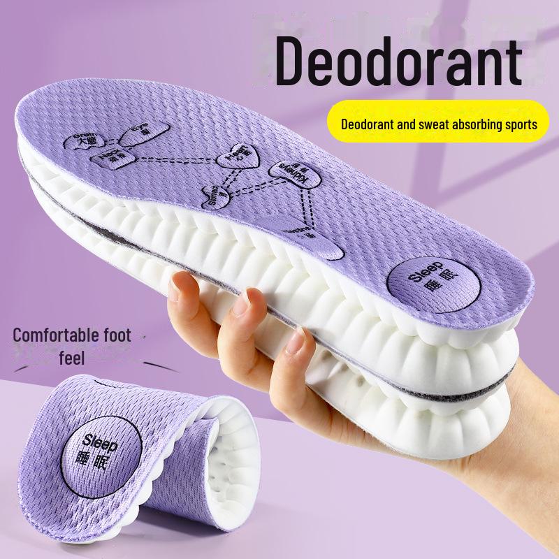 Brant antibacterian cu lavandă: Talpă moale, respirabilă, absorbantă de șocuri și transpirație, pentru sport și timp liber