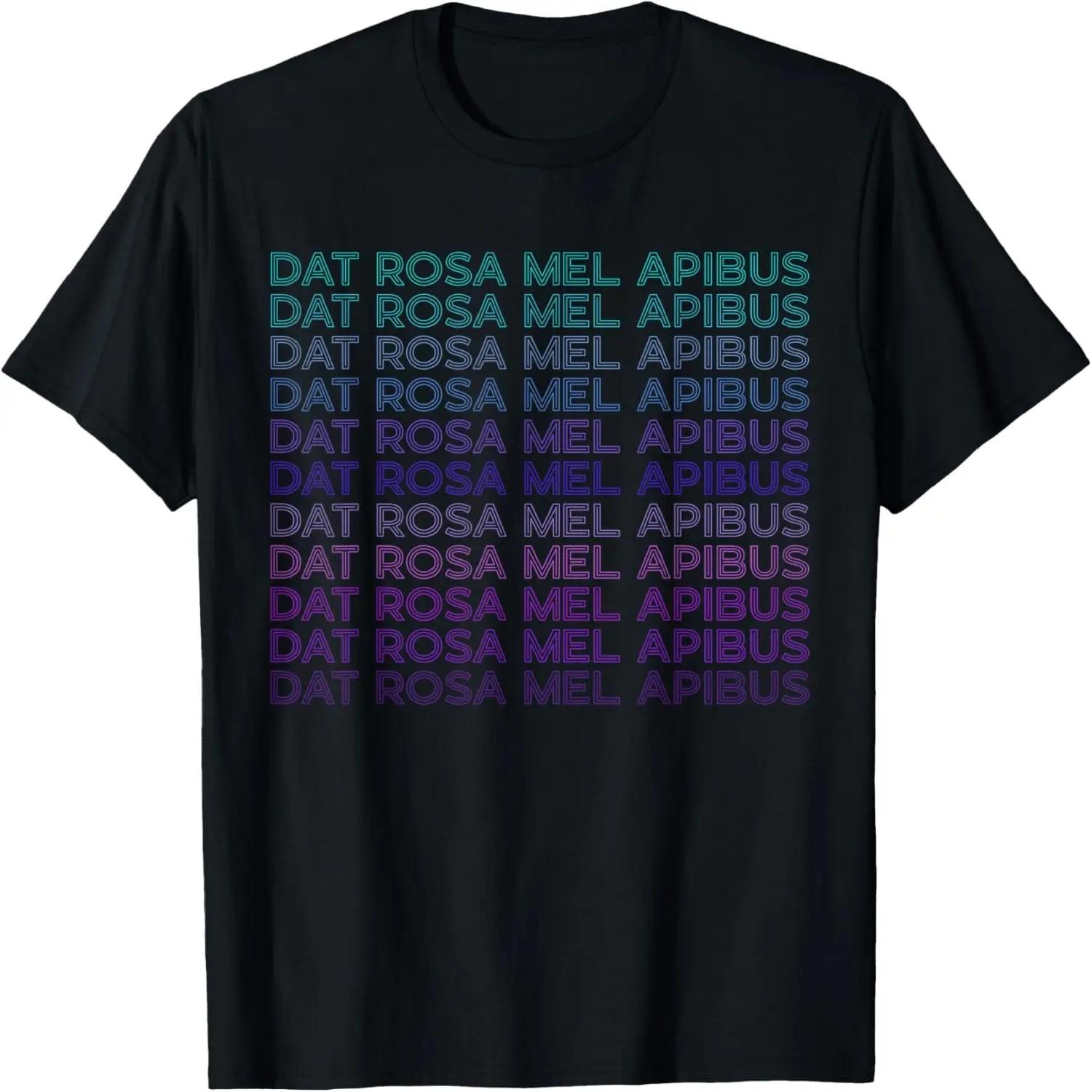 

Dat Rosa Mel Apibus Rosicrucian Emblem Retro T-Shirt XXXXXL різнокольоровий
