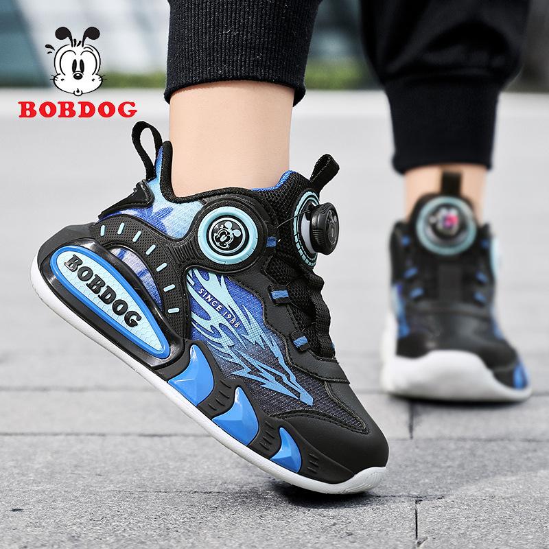 Babu bean boys shoes 2025 spring and autumn new middle-aged and older children's mesh breathable children's sports shoes boys basketball shoes
