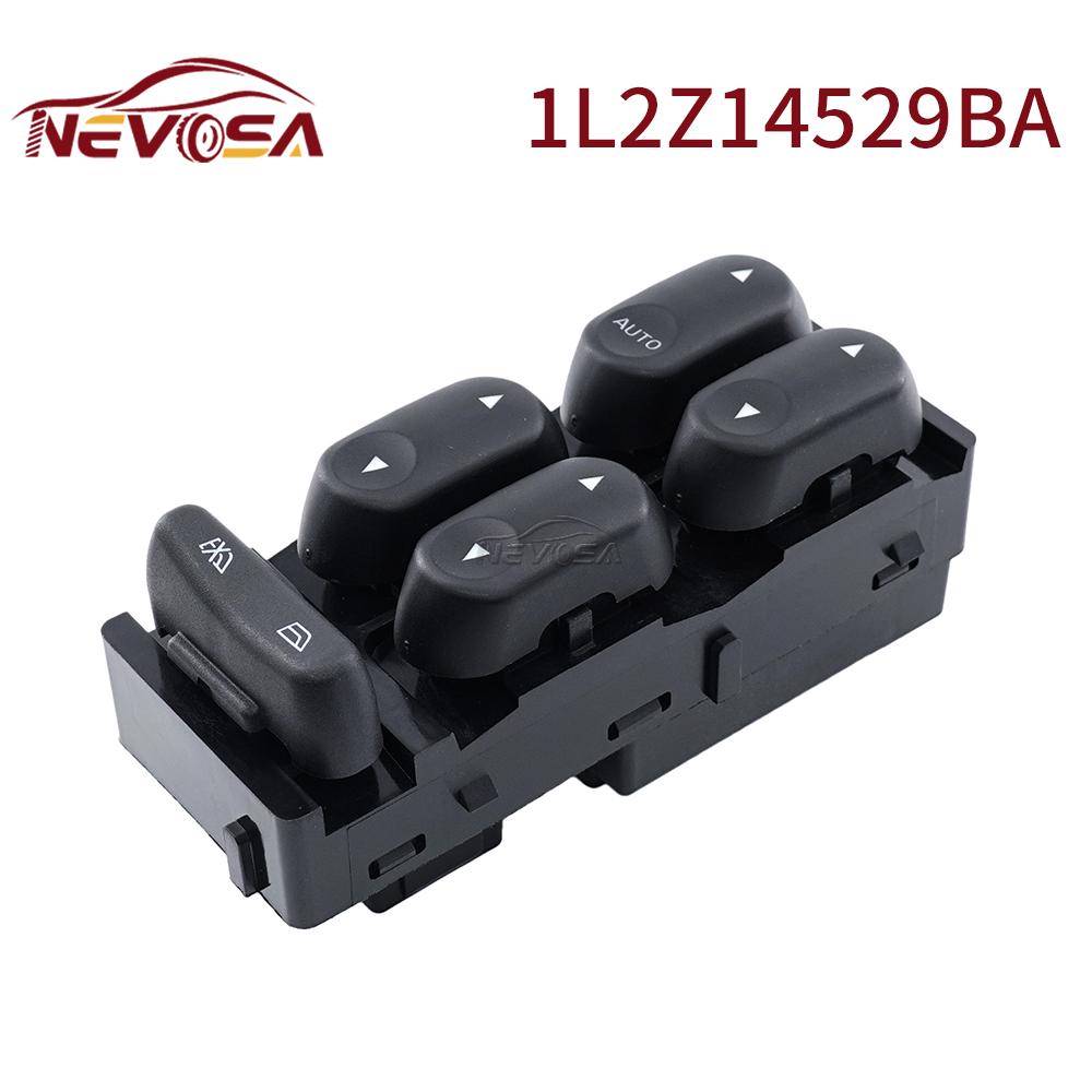 NEVOSA 1L2Z14529BA Front Left For Ford F-350 Mercury Mountaineer 1L2Z-14529-BA Power Window Control Master Lifter Switch 1L2Z14529BA