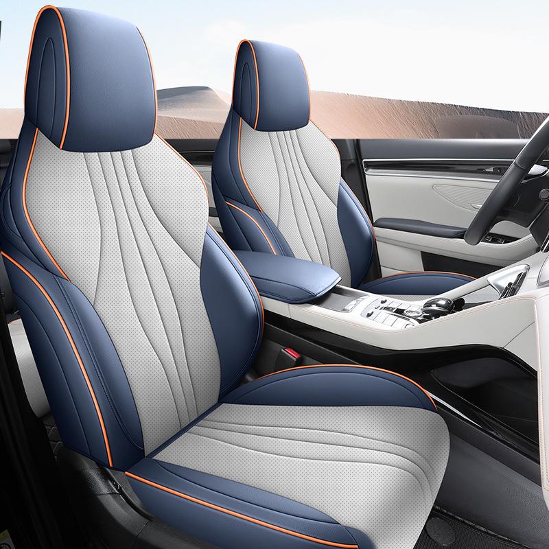Song PRO Cartoon Leather Car Seat Cushion, Five-Seat Model, All-Season Use