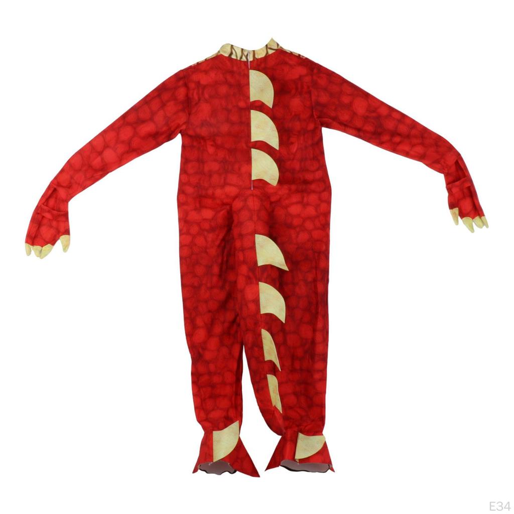 Set Costume Coda Ali Maschera Dinosauro Bambino Drago Regalo Bambini per Palco