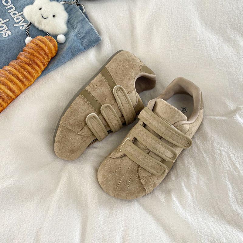 Lightweight Thin-soled Puff Shoes Women's Spring and Autumn New Casual Women's Shoes Student Versatile Retro German Training Shoes