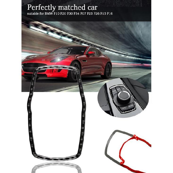 Samolepky na auto ForBMW Dekorativní multimediální rám z uhlíkových vláken ForBMW 1 3 5 7 Series X1 X3 F25 X5 F15 X6 16 F30 F10 F07 E90