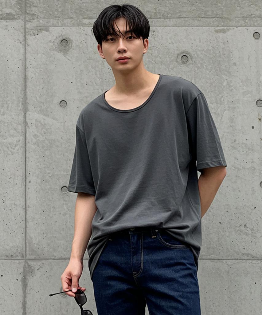 ZPLISH 2Pack [3Color] Tp U-Neck T-Shirt