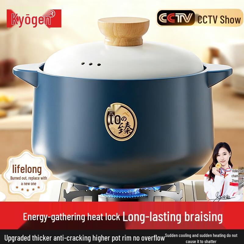 

High-Temperature Ceramic Casserole Pot