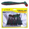 T-Tail Spiral Soft Bait Worm Set - Artificial Fishing Lure