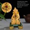 BRASSTAR Golden Resin Feng Shui Statue Mouse/Rat Home Office Table Top Decor Chinese Zodiac Figurine Gift Collection PTZY100