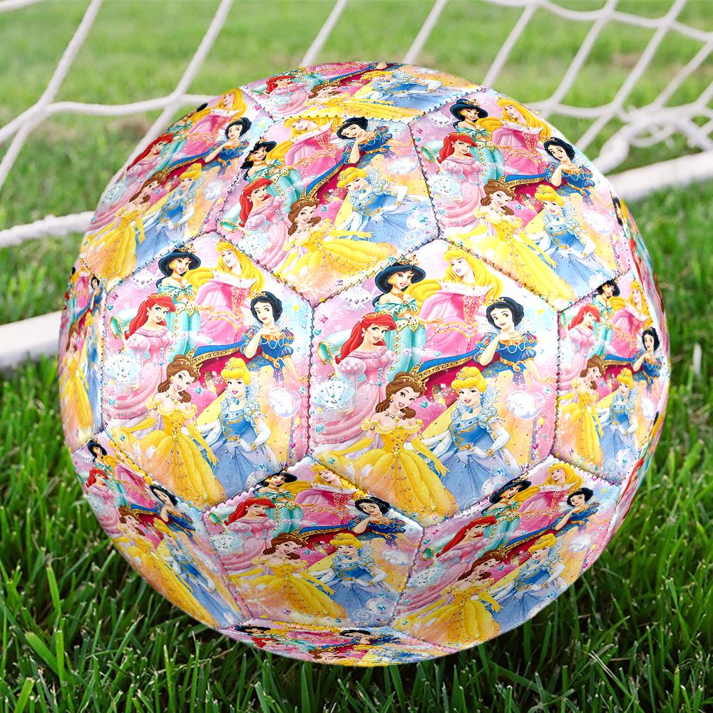 Princess Theme Size 5 Soccer Ball, Suitable for Both Indoor and Outdoor Matches, a Gift Suitable for Everyone.