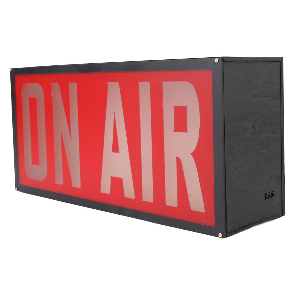 On Air Recording Sign USB Powered LED Light Box for Studio Broadcasting Live Streaming