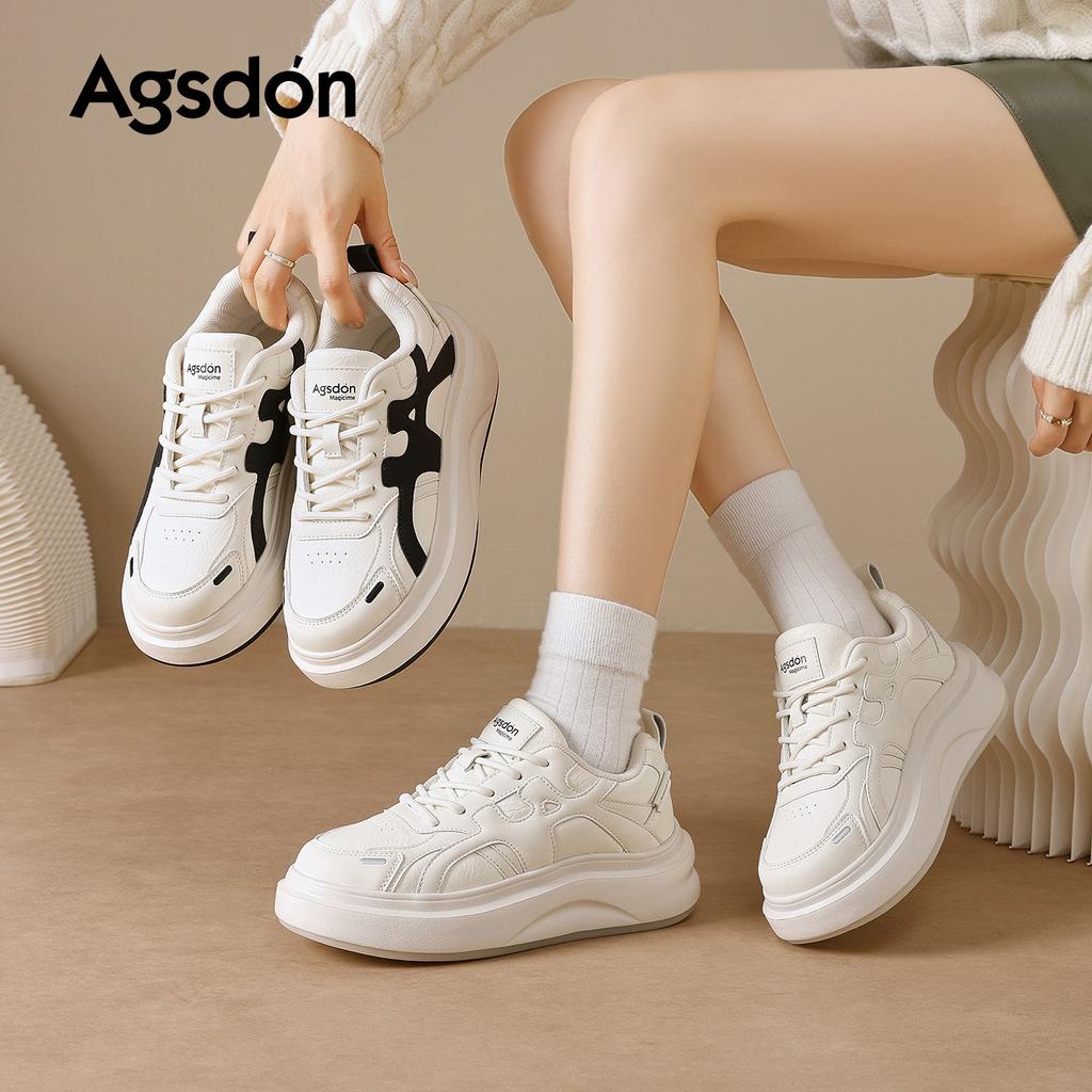 Thick-soled new spring small man shows height casual sports shoes student board shoes