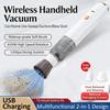 1 Set Portable Mini Handheld Vacuum Cleaner 3 In 1 Suction Blow Water Absorption For Car Desktop Coffee Powder Cleaning