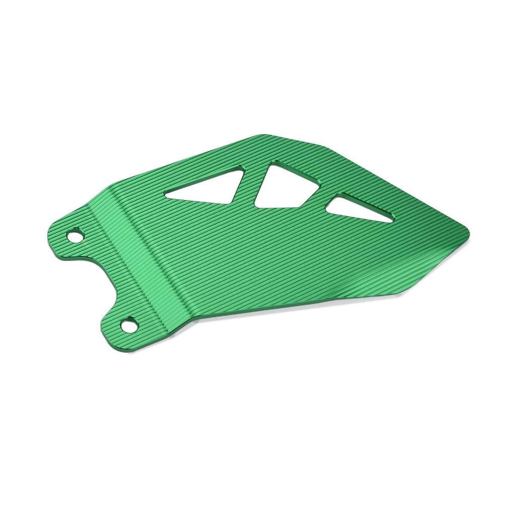 LEDISHUN Footpeg Heel Plate Guard Protector for Kawasaki Ninja ZX-10R 2011-2024 (Green)