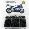 Adatto per BMW S1000RR 2015 2016 2017 2018 Kit Completo Viti Carene Complete Dado a Molla Kit Clip Carene Acciaio