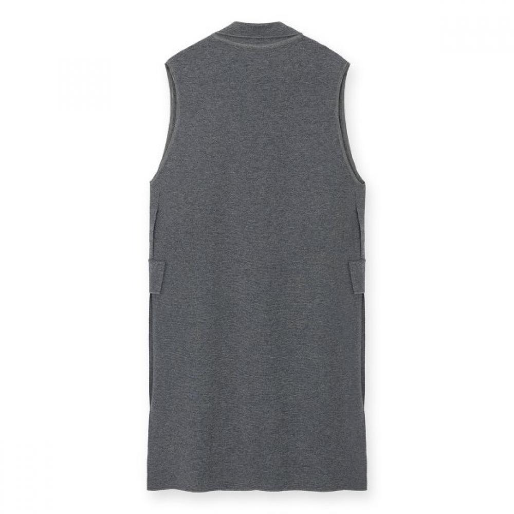 Furina Cash Touch Fine Wool Cotton Long Vest